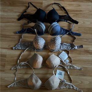 Awesome New and lightly used Vintage Calvin Klein Bra Bundle of 5 - Sz 34C